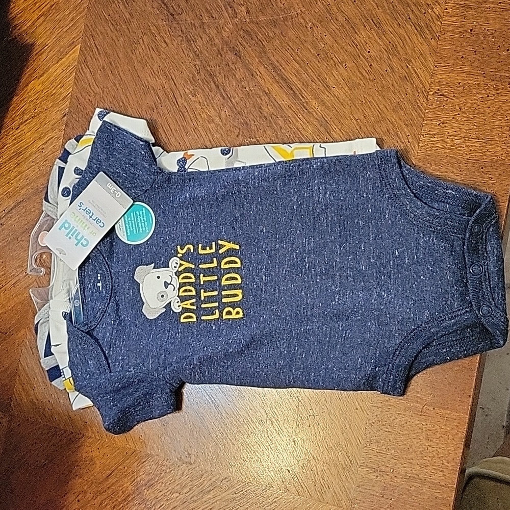 NWT baby boys 3 piece onesie set